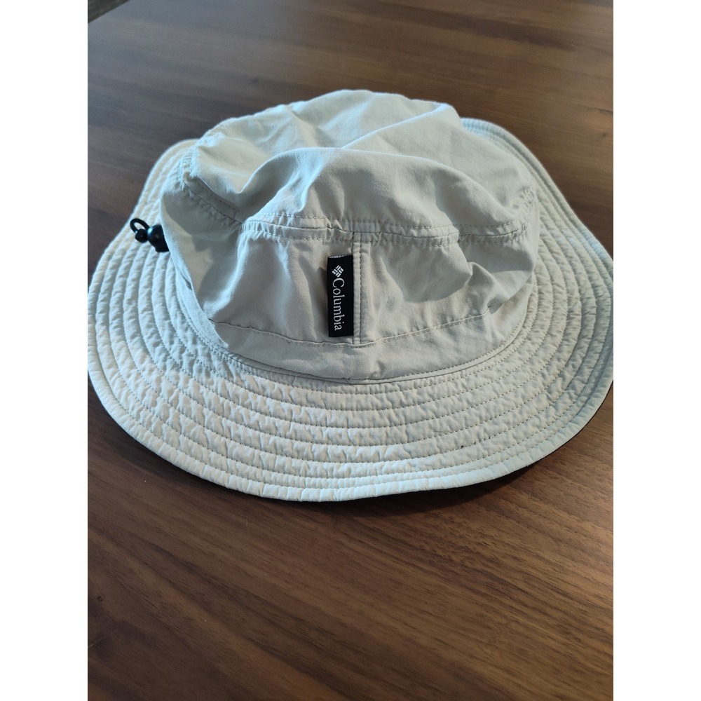 Columbia Sportswear Unisex Boonie Bucket Hat Tan Adjustable Sun Fishing CU9119